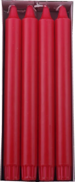 Kronelys 8 Pk - 8 Pk, Rød