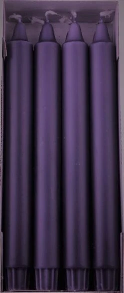 Kronelys 8 Pk - 8 Pk, Lilla