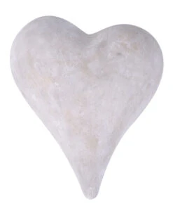 Betonghjerte - Lengde 15 Cm, Grå