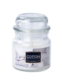 Duftlys Fresh Cotton - Høyde 8.6 Cm, Hvit