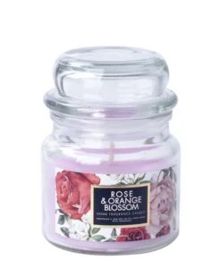 Duftlys Rose - Høyde 8.6 Cm, Rosa