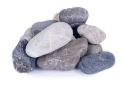 Dekorstein Sjøstein 20-40mm - 10 Kg, Flerfarget