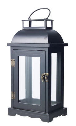 Lanterne Viktor - Høyde 33 Cm, Svart