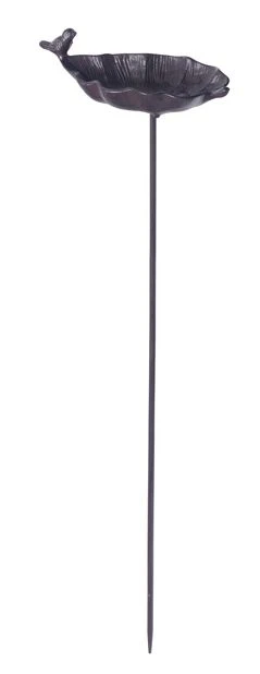 Fuglebad På Pinne - Lengde 85 Cm, Brun