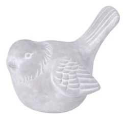 Pyntefugl - Lengde 20 Cm, Hvit