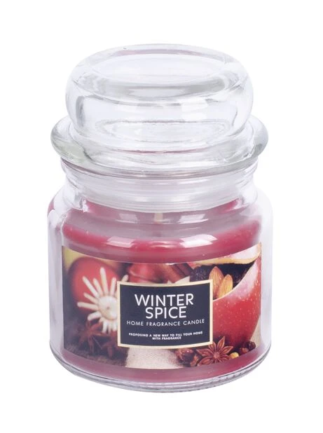 Duftlys Kanel & Appelsin - Høyde 8.6 Cm, Rød