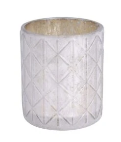 Telysholder Icy - Ø7 Cm, Hvit