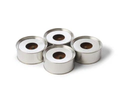 Fakler Med Lokk - 4 Pk, Sølv