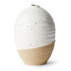 Vase Tove - Høyde 20 Cm, Hvit