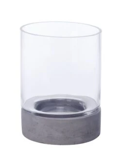 Lysholder Hera - Høyde 20 Cm, Grå