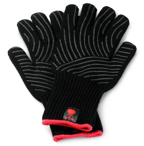 Grillhansker Silikon/kevlar L/XL Weber - Svart