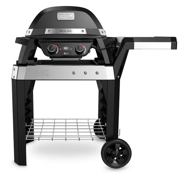 Elektrisk Grill Weber Pulse 2000 Med Vogn - Lengde 112 Cm, Svart