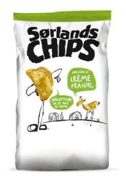 Sørlandschips Créme Fraiche - Flerfarget