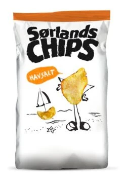 Sørlandschips Havsalt - Flerfarget