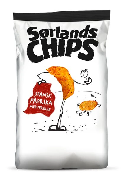 Sørlandschips Spansk Paprika - Flerfarget