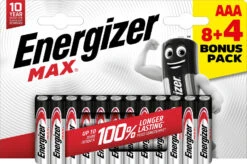 Alkalisk Batteri Energizer Max AAA/E92 - 12 Pk