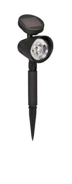 LuxForm Solcelledrevet Lysarmatur Lazise - Høyde 35 Cm, Svart