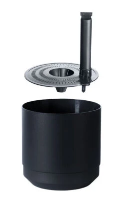 ORTHEX Selvvanningspotte 'Paulina' - Ø30 Cm, Svart