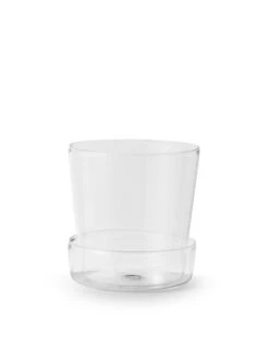 Potte Med Fat Inez. - Ø13 Cm, Transparent