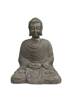 Dekorasjon Buddha - Høyde 48 Cm, Svart