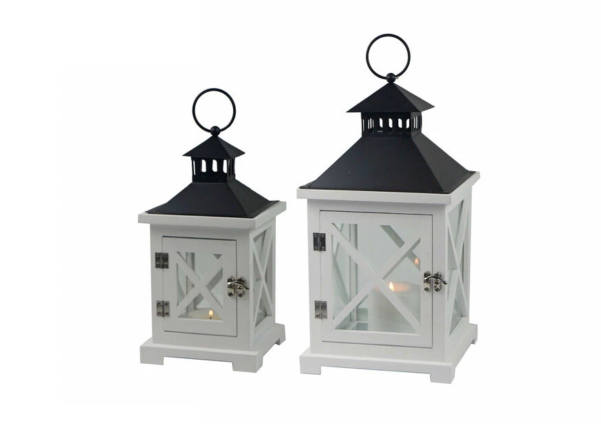 Lyslykt Samuel - Høyde 39.5 Cm, Hvit - Bilde 2