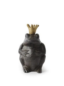 Dekorasjon Frosk - Høyde 15 Cm, Brun