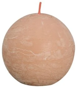 Bolsius Rundt Lys Rustikk - Ø8 Cm, Rosa