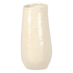 Vase Doris - Høyde 28 Cm, Hvit