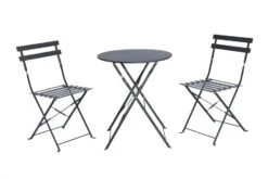 Kafésett Osaka Svart - 2 Sitteplatser, Svart