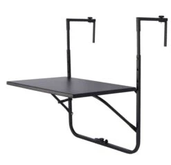 Balkongbord Hengende Salisbury - Lengde 60 Cm, Svart