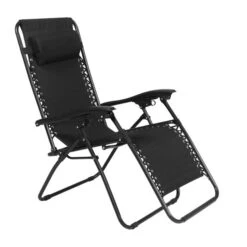 Solstol Baden-Baden Hannover - Høyde 110 Cm, Svart