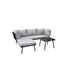 Loungesett Firenze - 3 Sitteplatser, GrÄ