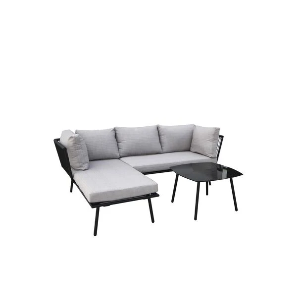 Loungesett Firenze - 3 Sitteplatser, GrÄ