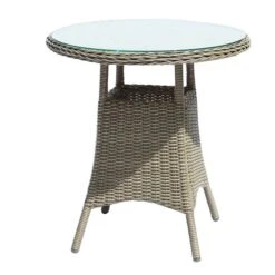 Kafébord Milena - Ø70 Cm, Beige