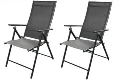 Posisjonsstol Byron Bay - 2 Pk, Svart