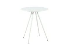 Sidebord Baxter - Ø45 Cm, Hvit