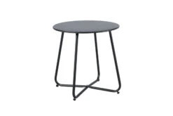 Sidebord Bega - Ø45 Cm, Svart