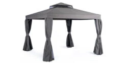 Paviljong Roma - Lengde 300 Cm, Grå
