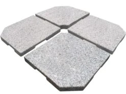 Granittplate Til Parasoll - 20 Kg, Grå