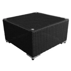 Fotskammel Caracas - Lengde 60 Cm, Svart