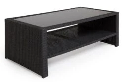 Loungebord Caracas - Lengde 110 Cm, Svart