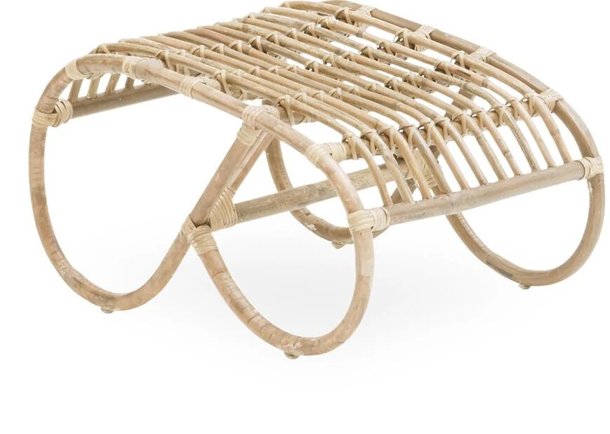 Fotskammel Dugnano - Høyde 33 Cm, Beige