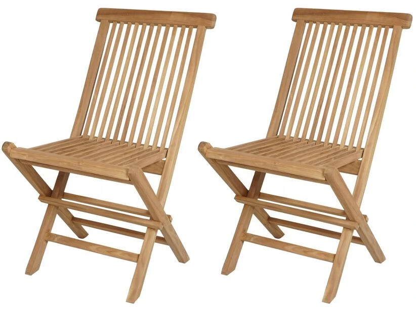 Stol Teak - 2 Pk, Tre