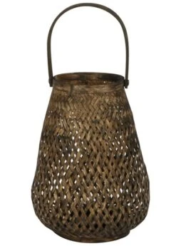 Lykt Vera - Høyde 17 Cm, Tre