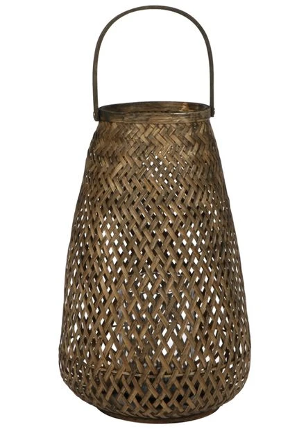 Lykt Vera - Høyde 20 Cm, Tre