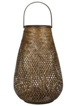 Lykt Vera - Høyde 50 Cm, Tre