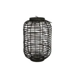 Lykt Siv - Høyde 43 Cm, Svart