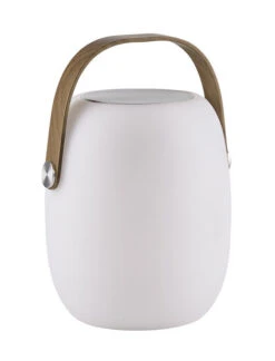 Høyttalerlampe Arugia - Høyde 27 Cm, Hvit