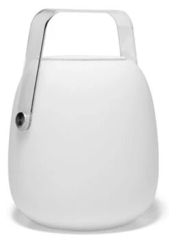 Høyttalerlampe Aquila - Høyde 25 Cm, Hvit