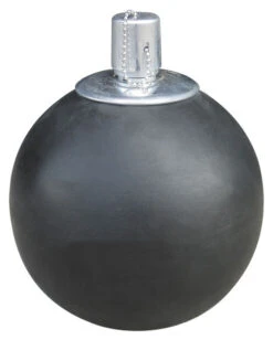 Oljelampe - Ø20 Cm, Grå